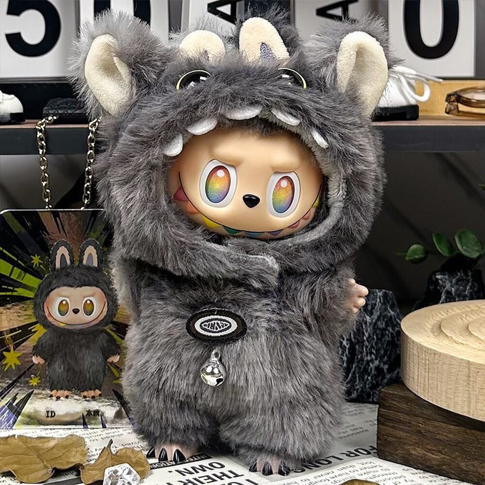 Labubu 4inch bag charm clothes outfits - MY35
